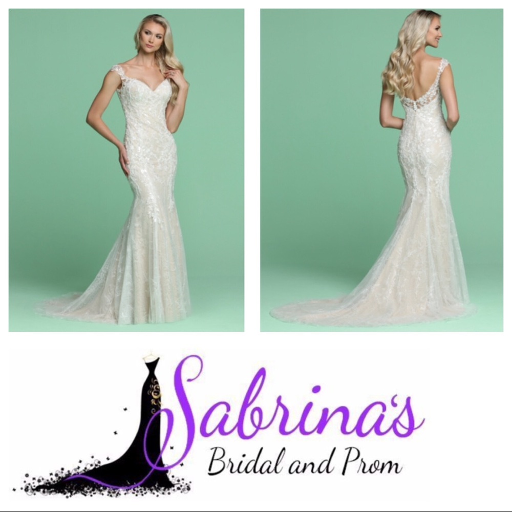 DaVinci  Style 50602   Size 12  Ivory/Nude